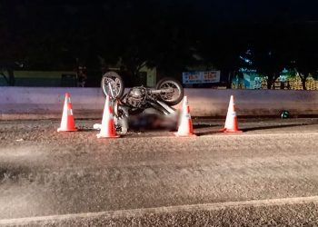 Acidente próximo à rodoviária, na BR 304, deixa uma pessoa morta 