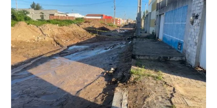 Morador denuncia situação crítica de ruas na Nova Mossoró