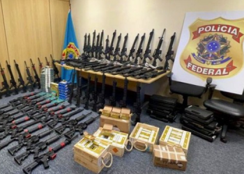 Mais de 200 armas de fogo são apreendidas por órgãos federais no RN em 16 meses