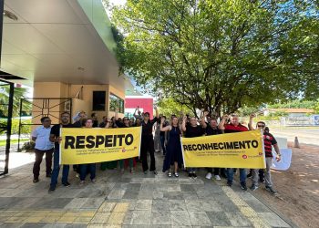 Servidores do Tribunal de Justiça do RN realizam protesto