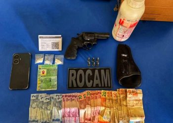 Rocam prende homem com arma e drogas em Tibau