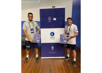 Márcio Mossoró e Pedrosa concluem curso de Licença B da CBF