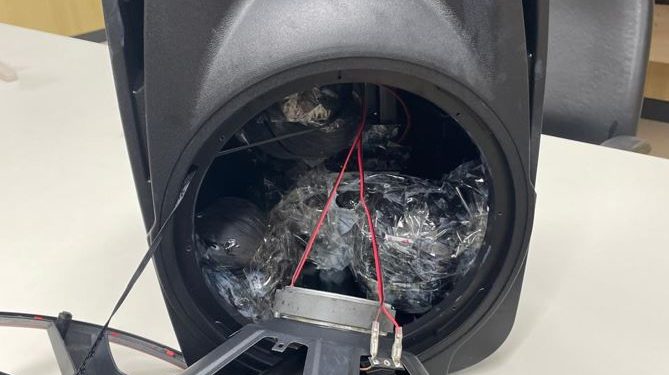 PF apreende maconha enviada para o RN em caixa de som