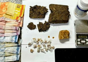 Polícia Militar prende suspeito de tráfico de drogas no Bairro Barrocas, em Mossoró