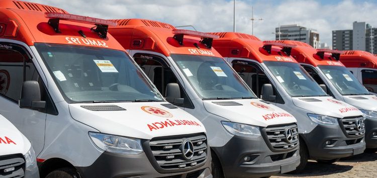 RN é contemplado com seis novas ambulâncias para o Samu