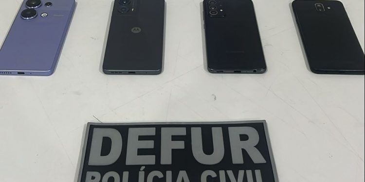 Policia recupera quatro celulares furtados durante o Mossoró Cidade Junina