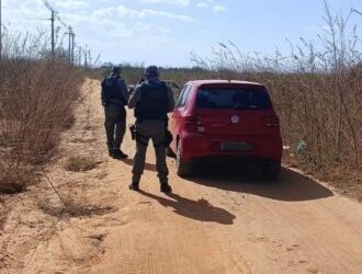 Polícia recupera carro roubado durante arrastão na zona rural de Mossoró
