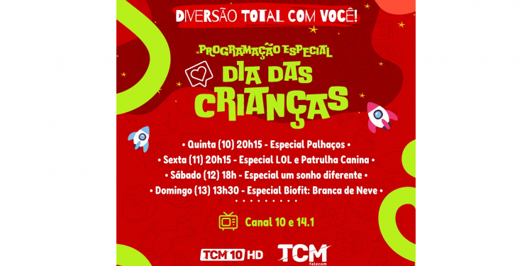 TCM celebra o Dia das Crianças com programação especial para o público infantil
