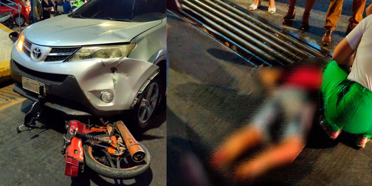 Colisão entre carro e moto deixa uma pessoa morta no Centro de Mossoró