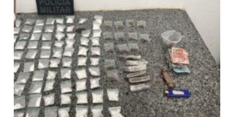 Polícia Militar de Baraúna realiza prisão na “Rua da Vara” por tráfico de drogas