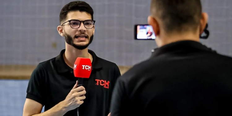 Repórter da TCM vai participar de transmissão nacional do Campeonato Brasileiro de Futsal