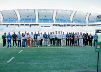 FIFA visita a Arena das Dunas para a escolha das cidades-sede da Copa do Mundo Feminina de 2027