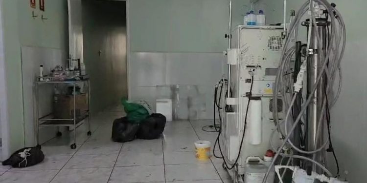 Pacientes são removidos após princípio de incêndio em UTI do Hospital São Luiz em Mossoró