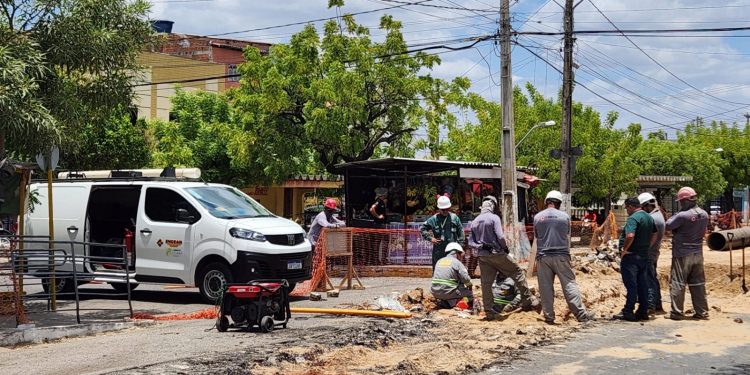 Potigás contém vazamento de gás em obra da Caern