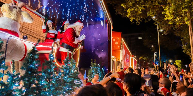Caravana de Natal da Coca-Cola chega à Mossoró nesta quarta (13)
