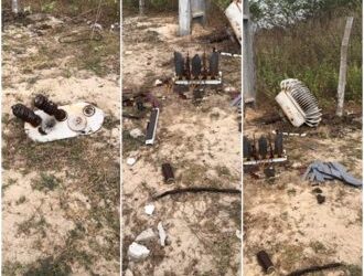 Vandalismo em estação da Caern deixa Guamaré e comunidades vizinhas sem água