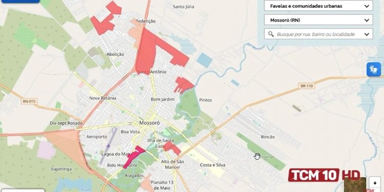 Censo 2022 revela que 5% da população de Mossoró reside em favelas e comunidades urbanas