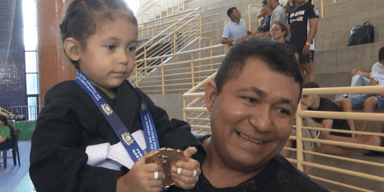 Aos três anos, atleta troca o balé pelo jiu-jitsu e disputa Norte-Nordeste em Mossoró