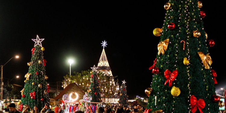 Abertura do “Estação Natal” marca início das festas de fim de ano em Mossoró