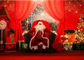 Papai Noel se despede do Estação Natal nesta terça-feira (24) em Mossoró