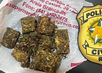 Suspeito de tráfico de drogas é preso em operação da Polícia Civil em Areia Branca