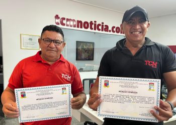 Profissionais da TCM recebem menção honrosa do 12º Batalhão de Polícia Militar