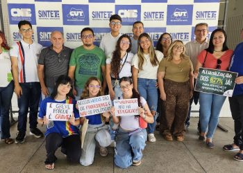 Greve dos professores: Sinte RN realiza ato público na 12ª DIREC nesta sexta (28)