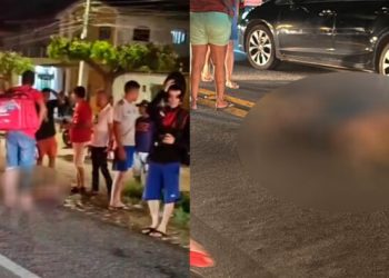 Colisão entre motos deixa duas pessoas gravemente feridas na BR-110, em Mossoró