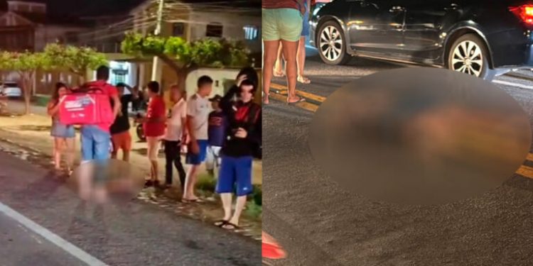 Colisão entre motos deixa duas pessoas gravemente feridas na BR-110, em Mossoró