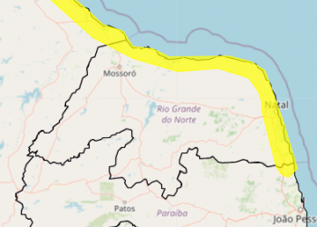 Inmet emite alerta de chuvas intensas para Mossoró e outros 38 municípios do RN