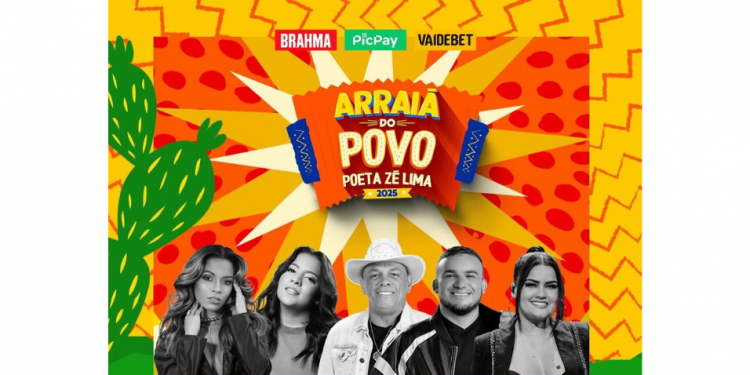 Arraiá do Povo tem Ferro na Boneca, Junior Vianna e Mara Pavanelly neste domingo (15)