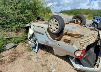 Grave acidente em Serra Caiada deixa três mortos e quatro crianças feridas na BR-226
