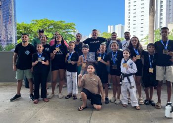 Atletas mirins se destacam no Open Internacional de Jiu-jítsu, em Fortaleza
