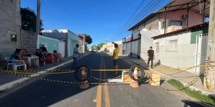 Moradores da Ilha de Santa Luzia realizam protesto após atropelamento de animal