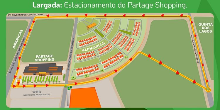 Definido o percurso da Etapa Terra do Circuito 4 Elementos de Corrida