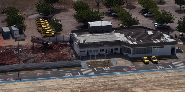 Infraero realiza obras no terminal de passageiros do Aeroporto de Mossoró