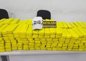 Polícia Rodoviária Estadual realiza apreensão de mais de 150kg de maconha no RN