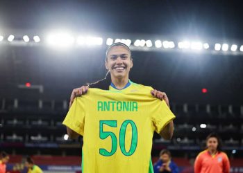 Finalista da Copa América Feminina, Antonia celebra 50 jogos com a Seleção Brasileira