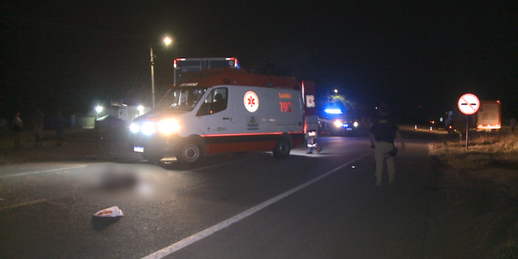 Idoso morre atropelado por caminhão na BR-110, em Mossoró