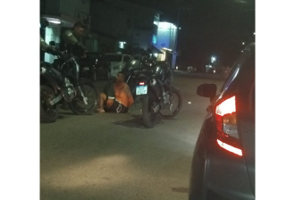 Perseguição policial termina em acidente no Bairro Santo Antônio, em Mossoró