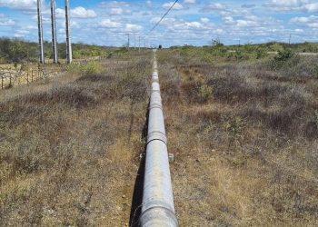 Testes da adutora Apodi-Mossoró são iniciados no trecho entre Sítio Carrasco e Mossoró