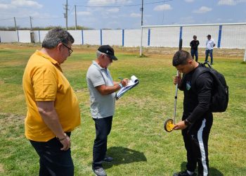FNF vistoria estádios de Apodi e Serra do Mel e o centro de treinamentos do Mossoró