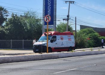 Idoso é atropelado por moto na Av. Presidente Dutra; segundo acidente do dia na mesma via