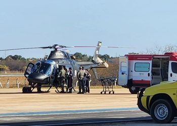 Potiguar 02 realiza transporte aeromédico de adolescente vítima de queda em Pau dos Ferros