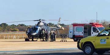 Potiguar 02 realiza transporte aeromédico de adolescente vítima de queda em Pau dos Ferros